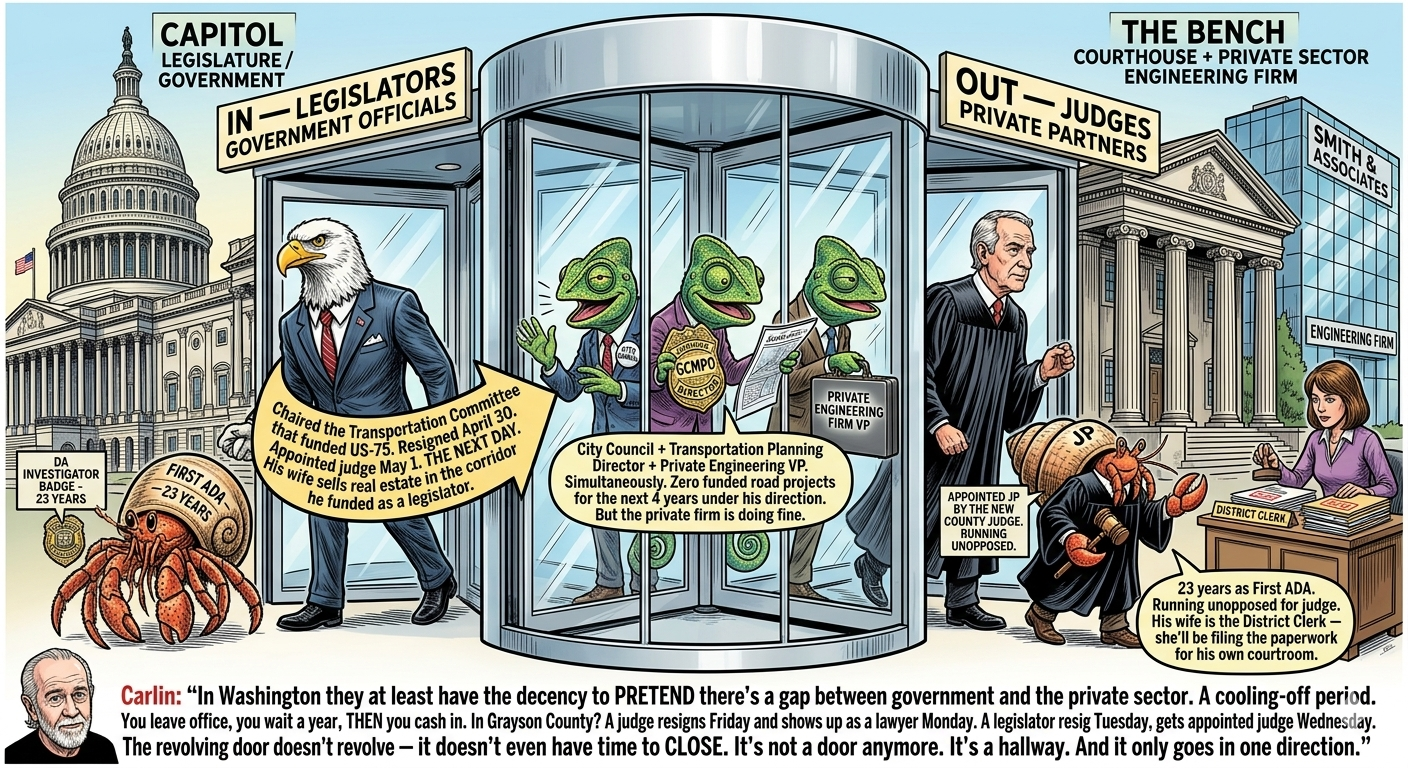 Carlin: Feds Revolving Door
