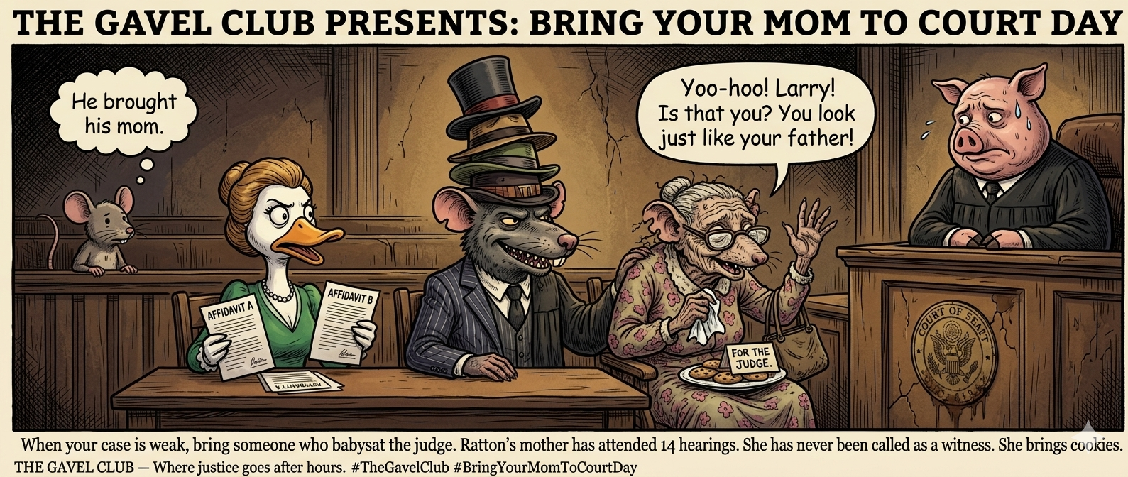 Bring Your Mom to Court Day