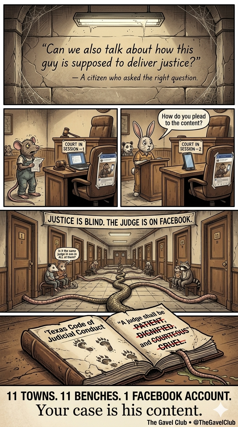 Justice is Blind, the Judge is on Facebook