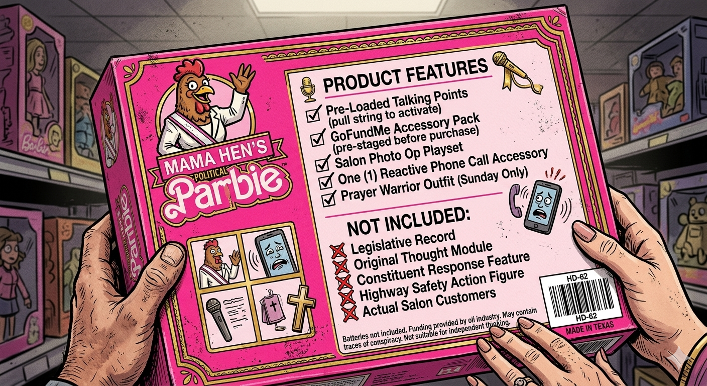 Political Barbie Back